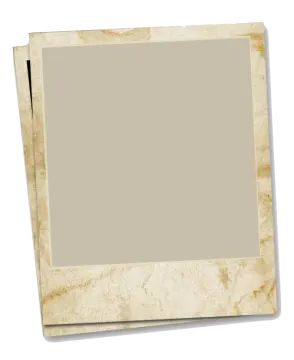 an old photo frame on a white background