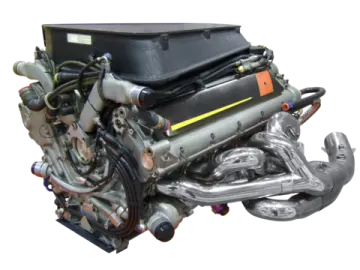 the engine of a car is shown in this image