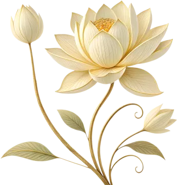 a drawing of a flower on a white background