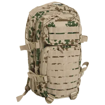 a large backpack with multiple compartments and straps