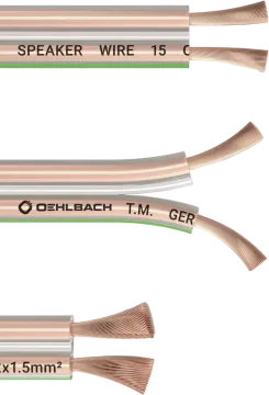 three different types of copper wire