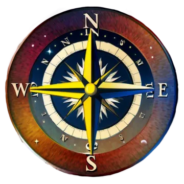 an image of a compass on a white background