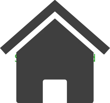 a black and white house icon