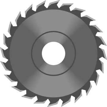 a circular sawing blade
