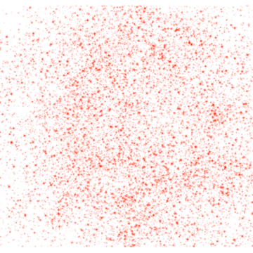 an image of a white square with black dots on it