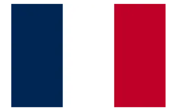 a red, white and blue flag