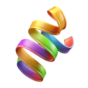 an image of a rainbow colored ring