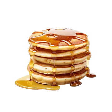 a stack of pancakes