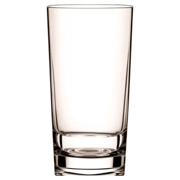 a glass of water on a white background