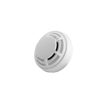an image of a smoke detector on white background