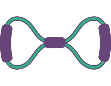 a purple and green bow tie