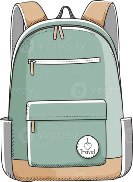 a backpack with the word love on it