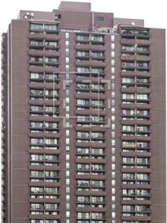 a tall brown building