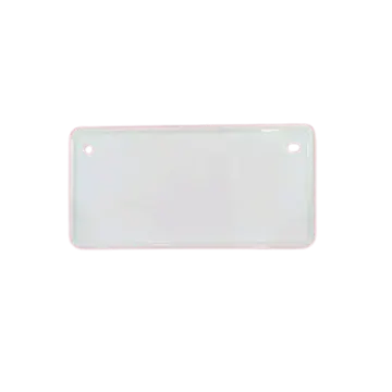 a white plastic identification tag