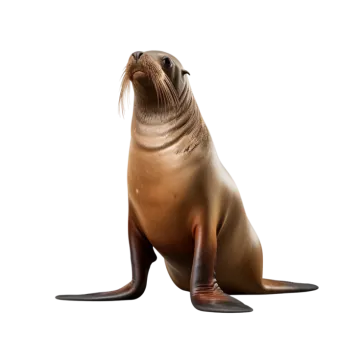 an image of a sea lion on a white background