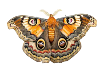 a close up of a butterfly on a white background