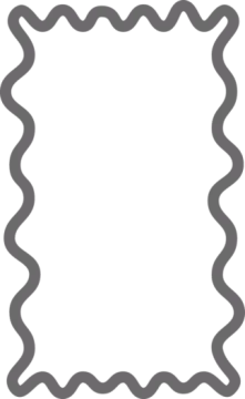 a square frame with scra on it