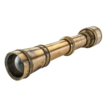 an image of a telescope on white background