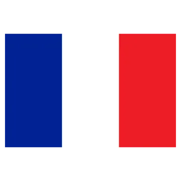 a red, white and blue flag