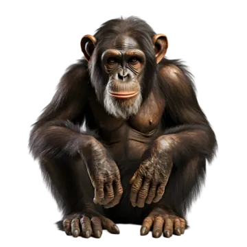 an illustration of a chimp