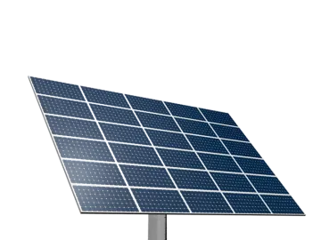 a solar panel on a white background
