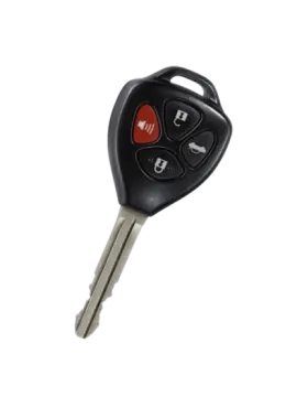 a car key on a white background
