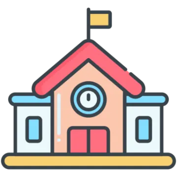 a house with a clock on top of it
