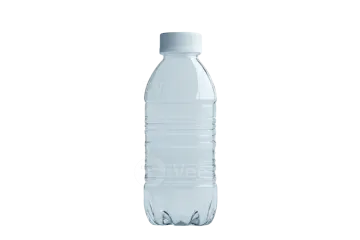 a bottle of water on a white background