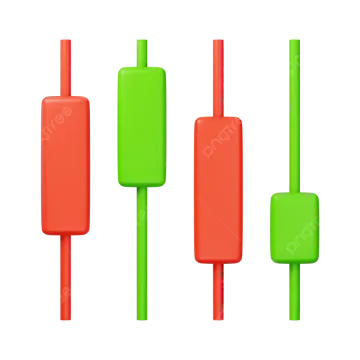 a set of three green and red pops