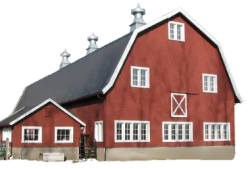 a red barn