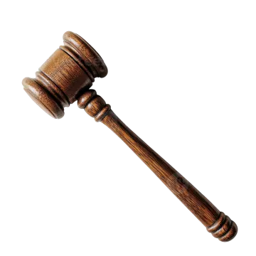 a wooden gave on a white background