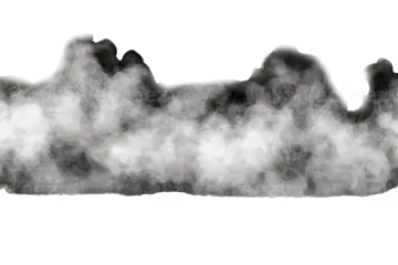 a black and white photo of smoke on a white background