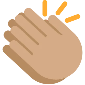 a hand with an orange sun on it