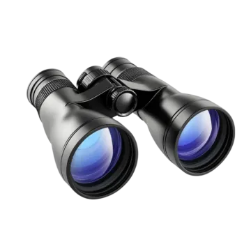 a pair of binoculars on white background