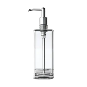 a soap dispenser on a white background