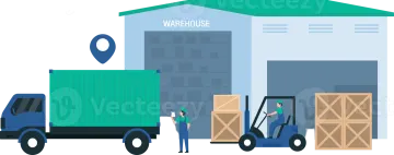 a man loading boxes from the back of a truck