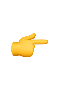 a yellow glove on a white background