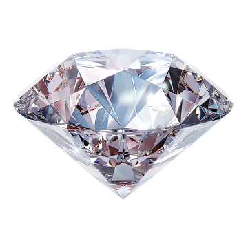 a diamond on a white background