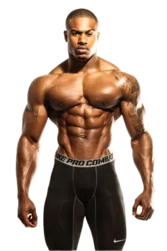 a man wearing a black underwear and posing for the camera