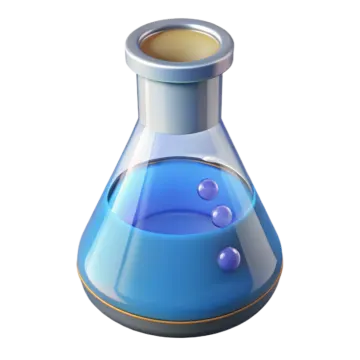 an image of a blue liquid in a test tube