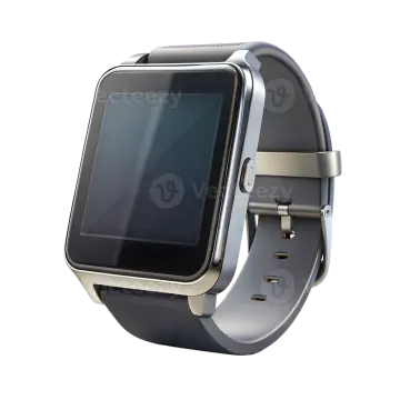 the samsung smart watch is shown on a white background