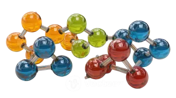 a bunch of colorful glass knobs