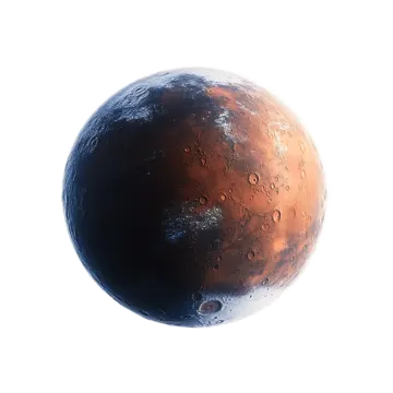 an image of the moon with a white background