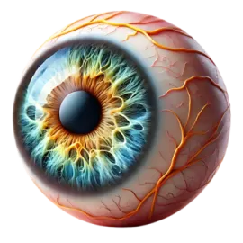 an image of a human eye
