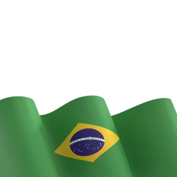 the flag of brazil on a white background