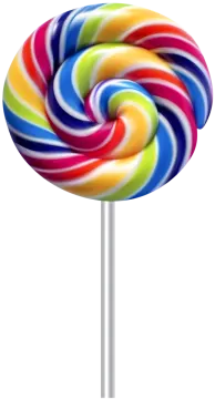 a large colorful los on a white background