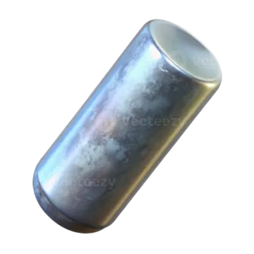 a close up shot of a metal tube