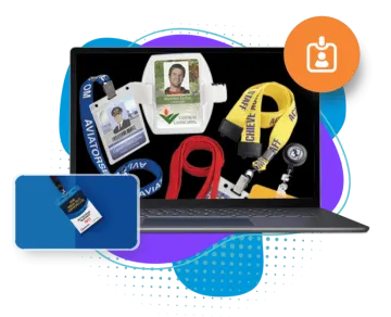 a laptop with various items in front of it