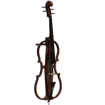 a violin on a white background