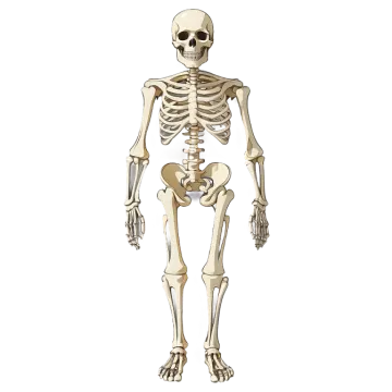 a human skeleton with no bones